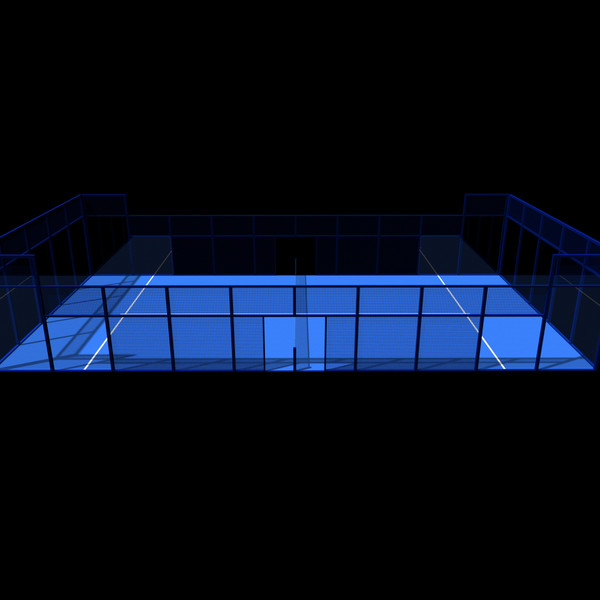 paddle court 3d x - Paddle court by samuel perales